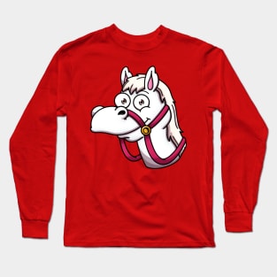 Saint Nicolaas Horse Face Long Sleeve T-Shirt